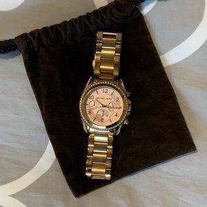Michael Kors Rose Gold Womens Watch with Diamonds